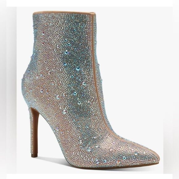 INC International Concepts Reisa 6 Bling Ankle Booties 7.5 - Picture 1 of 11